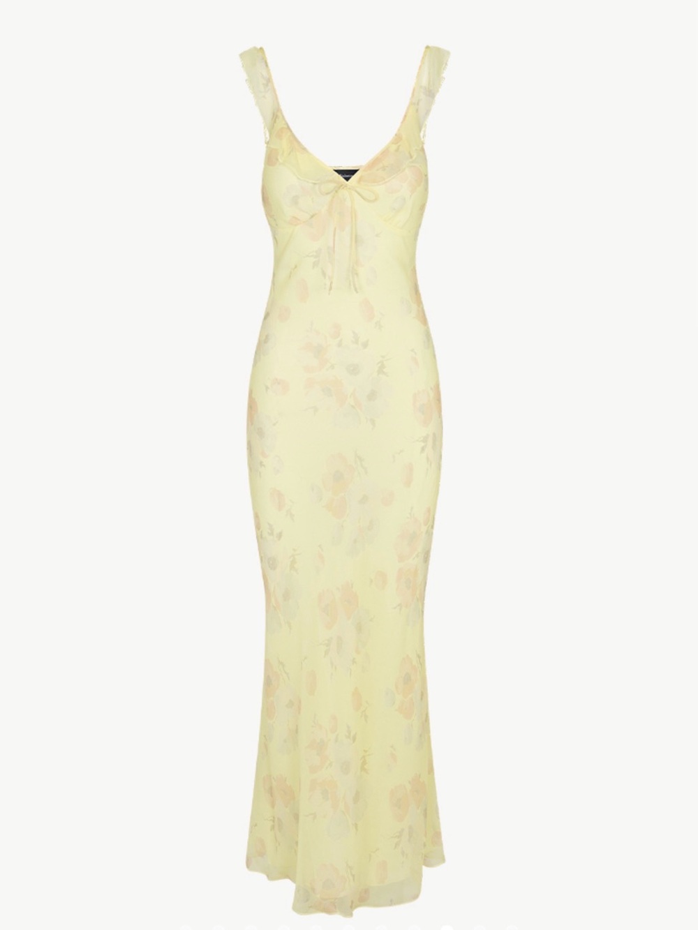 Realisation Par Pale Yellow Floral Slip Dress - Picture 3 of 6